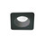 Ideal-Lux Room-65 FI Black Square Recessed Light 