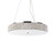 Ideal-Lux Roma SP12 12 Light White with Crystal and Glass Diffuser Pendant Light 