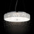 Ideal-Lux Roma SP12 12 Light White with Crystal and Glass Diffuser Pendant Light 