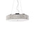 Ideal-Lux Roma SP9 9 Light White with Crystal and Glass Diffuser Pendant Light 