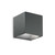 Ideal-Lux Rubik AP1 Anthracite Cube Up and Down 3000K 10cm LED Wall Light 