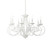 Ideal-Lux Sem SP8 8 Light Satin White Chandelier 