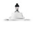 Ideal-Lux Smarties TL1 White with Opal Diffuser Table Lamp 