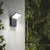 Ideal-Lux Style AP Anthracite with Opal Diffuser 4000K LED IP54 Wall Light 