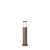 Ideal-Lux Tronco PT1 Coffee with Glass Diffuser 60cm IP44 Bollard 