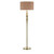 Madrid Ball with Shade Antique Brass Floor Lamp