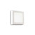 Ideal-Lux Union PL1 White with Opal Diffuser Square Ceiling or Wall Light 