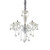 Ideal-Lux Tiepolo SP5 5 Light Crystal Clear Drops Chandelier 