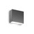 Ideal-Lux Tetris-1 AP1 Anthracite Downward IP44 Wall Light 