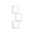 Ideal-Lux Union PL3 3 Light White with Opal Diffuser Square Ceiling or Wall Light 