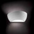 Ideal-Lux Tonic Ap1 White with Frosted Glass Diffuser Up and Down Wall Light 