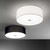 Ideal-Lux Woody PL5 5 Light White Shaded Flush Ceiling Light 