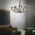 Ideal-Lux Vanity SP15 15 Light Black with Gold Pendant Light 