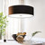 Ideal-Lux Woody SP4 4 Light Black Shaded Pendant Light 