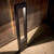 Ideal-Lux Vega PT1 Black with Clear Glass Diffuser IP44 Bollard 