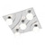 Oaks Lighting Manzano 5 Light Chrome Square Plate Semi Flush Ceiling Light 