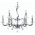 Oaks Lighting Cobra 9 Light Polished Chrome with Crystal Chandelier Pendant Light 