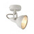 Oaks Lighting Jurva Sanded White with Silver Inside Adjustable Spotlight  