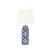 Mystic Blue And White Table Lamp Base Only