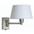 Oaks Lighting Armada Antique Chrome with Swing Arm Bracket Only Wall Light