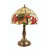 Oaks Lighting Border Tiffany 30cm Table Lamp 