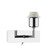 Piza Polished Chrome Wall Light Base Only with Switch