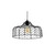 Oaks Lighting Bern Matt Black Pendant Light 