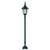 Oaks Lighting Cardinal Black IP44 Bollard 