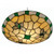 Oaks Lighting Butterfly Green Non Electric Tiffany Easy Fit Shade Only