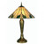 Oaks Lighting Leaf Tiffany Table Lamp 