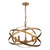 Dar Lighting Nitya 5 Light Mottled Copper Pendant Light 