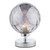 Dar Lighting Esben Polished Chrome with Smoked Glass Table Lamp 