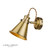 Laura Ashley Rufus Antique Brass Adjustable Wall Spotlight 