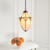 Interiors 1900 Brooklyn Dark Bronze Acorn Medium Tiffany Pendant Light 