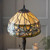 Interiors 1900 Ashtead Dark Bronze Tiffany Table Lamp 