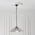 Interiors 1900 Astoria Dark Bronze Large Tiffany Pendant Light 