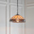 Interiors 1900 Brooklyn Dark Bronze Medium Tiffany Pendant Light 