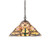 Interiors 1900 Ashton Dark Bronze Tiffany Pendant Light 