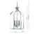 Senator 3 Light Polished Chrome Lantern Pendant Light