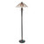 Interiors 1900 Astoria Black Tiffany Floor Lamp 