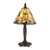 Interiors 1900 Jamelia Dark Bronze Mini Tiffany Table Lamp 