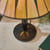 Interiors 1900 Dark Star Black Tiffany Table Lamp 