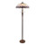 Interiors 1900 Hutchinson 2 Light Dark Bronze Tiffany Floor Lamp 