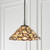 Interiors 1900 Ruban Dark Bronze Tiffany Pendant Light 