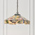 Interiors 1900 Willow Dark Bronze Tiffany Pendant Light 