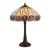 Interiors 1900 Hutchinson Dark Bronze Tiffany Table Lamp 