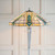 Interiors 1900 Lloyd 3 Light Polished Aluminium Tiffany Floor Lamp 