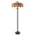 Interiors 1900 Vesta 2 Light Dark Bronze Tiffany Floor Lamp 