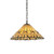 Interiors 1900 Jamelia Dark Bronze Tiffany Pendant Light 