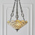 Interiors 1900 Pearl 3 Light Dark Bronze Inverted Medium Tiffany Pendant Light 